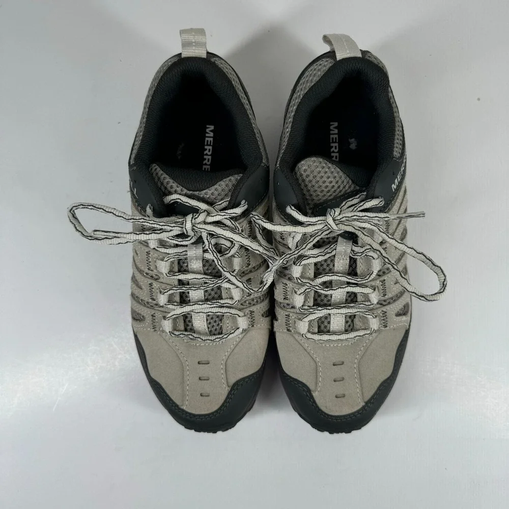 Merrell Crosslander 3 Women's US 8 Silver Antler Grey Suede Hiking Trail Shoes